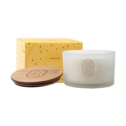 DISTILLERY Soy candle - awaken - lemon blossom & summer moss